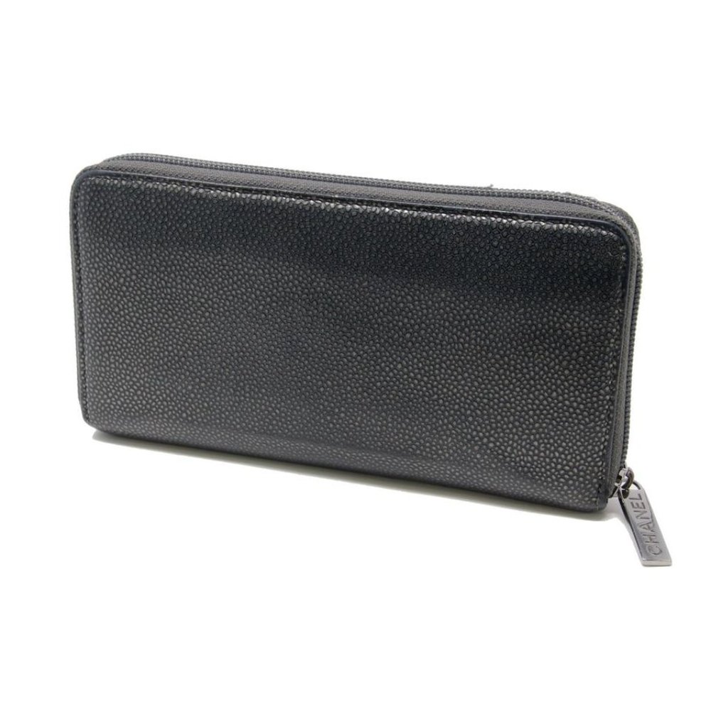 Chanel Caviar Long Large Quilted CC Zip Wallet CC-1104P-0007 - Picture 3 of 9